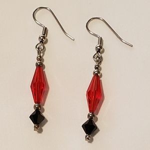 Antique Austrian Crystal Earrings